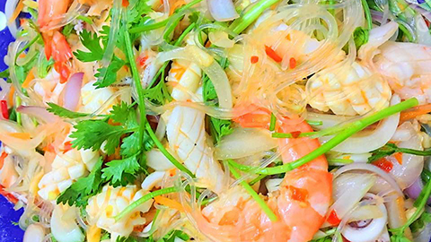 Cách làm gỏi miến hải sản Cách làm gỏi miến hải sản