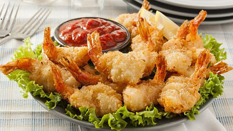 mẹo chiên tôm chiên xù vàng đều giòn lâu mẹo chiên tôm chiên xù vàng đều giòn lâu