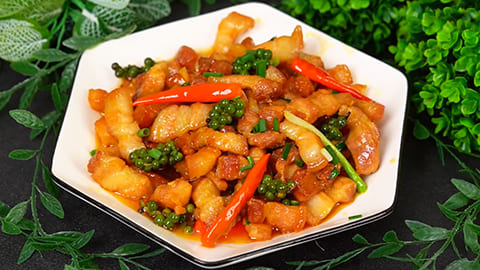 Cách làm thịt rim tiêu xanh Cách làm thịt rim tiêu xanh